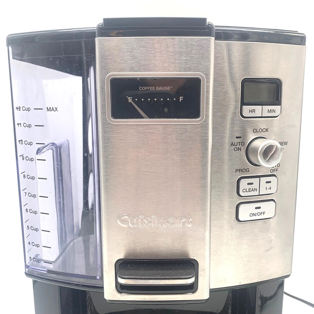 Cuisinart DCC-3000 Coffee Maker 12 Cup Silver Black Programmable Carafe-Free - Picture 2 of 14